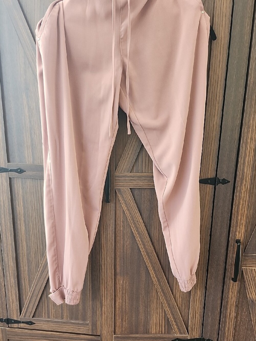 Dynamite Blush Pink Drawstring Pants - Picture 2 of 7